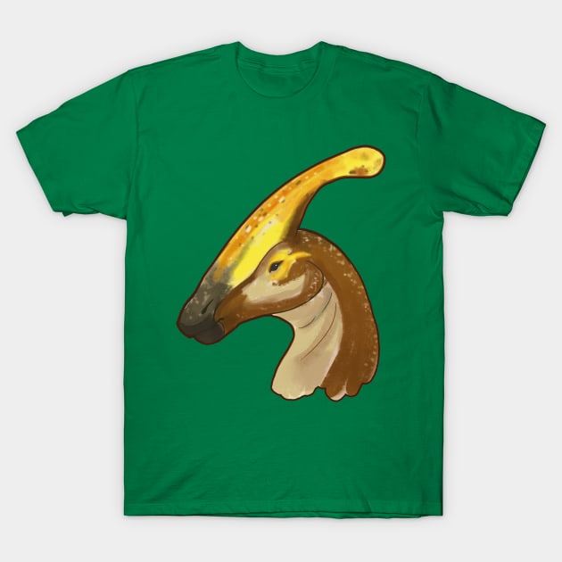 Parasaurolophus T-Shirt by CommanderBoxers